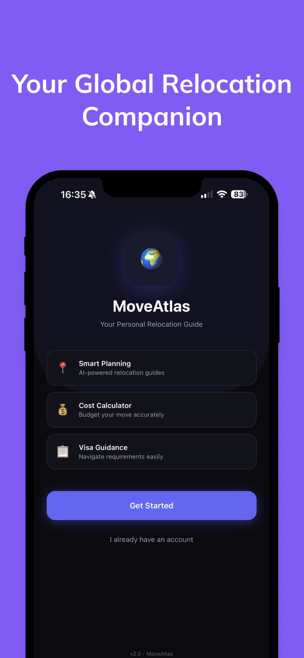 MoveAtlas - Global Relocation Companion